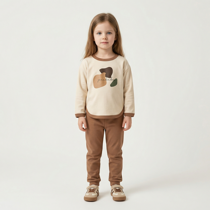 Cozy Two-Piece Outfit Set – Soft Top & Matching Bottoms