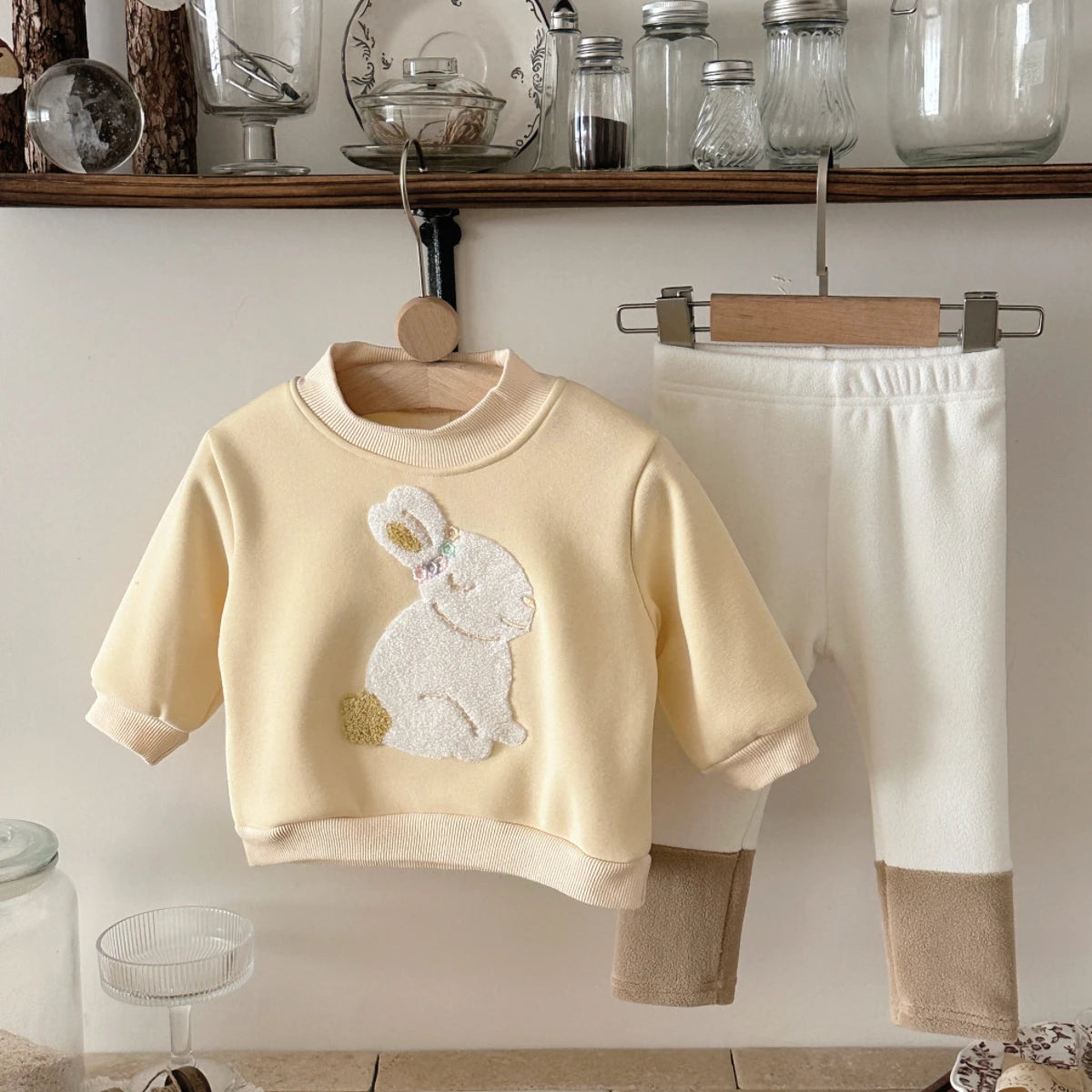 Cozy Two-Piece Outfit Set – Soft Top & Matching Bottoms