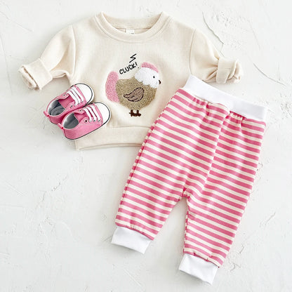 Cozy Two-Piece Outfit Set – Soft Top & Matching Bottoms