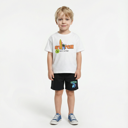 Cartoon T-Shirt and Shorts Set