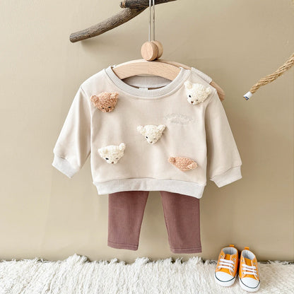 Cozy Two-Piece Outfit Set – Soft Top & Matching Bottoms