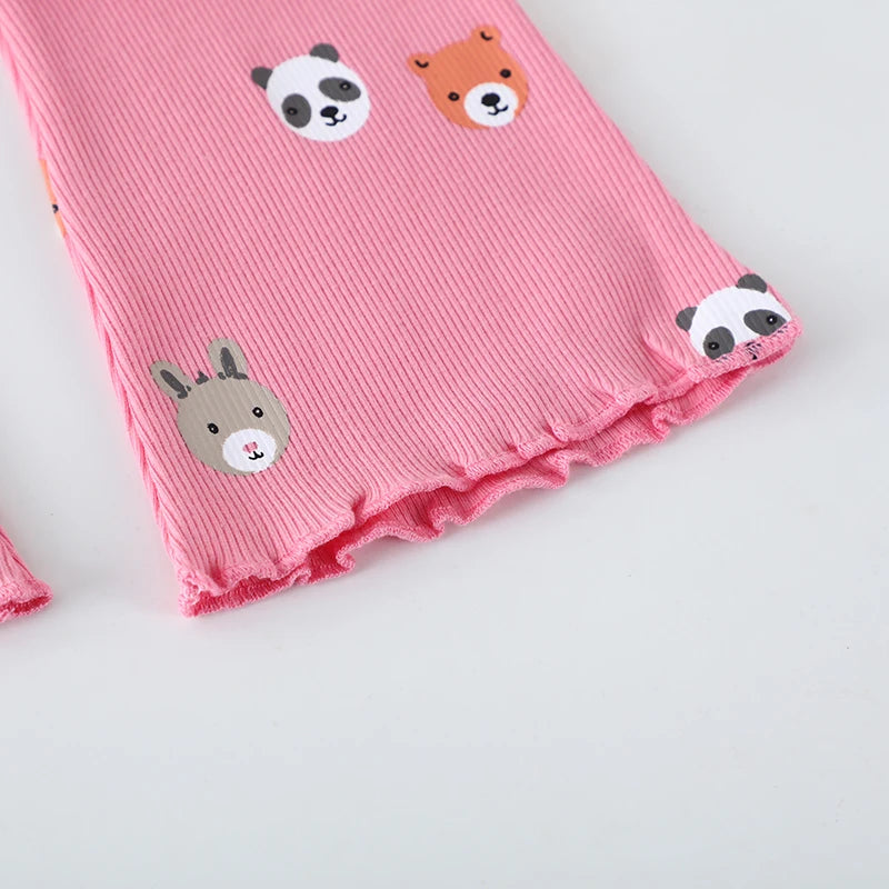 Soft Cotton With Playful Design Leggings