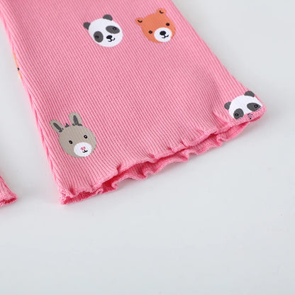 Soft Cotton With Playful Design Leggings