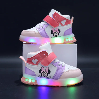 Minnie & Mickey Mouse LED Sneakers