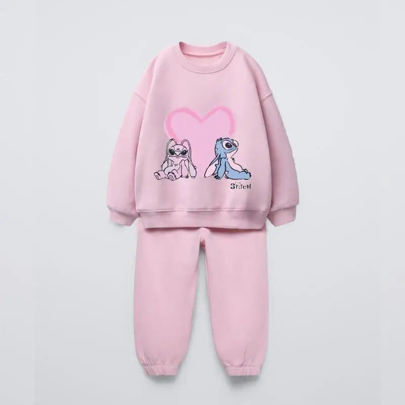 Cotton Sweatshirt and Pants Set