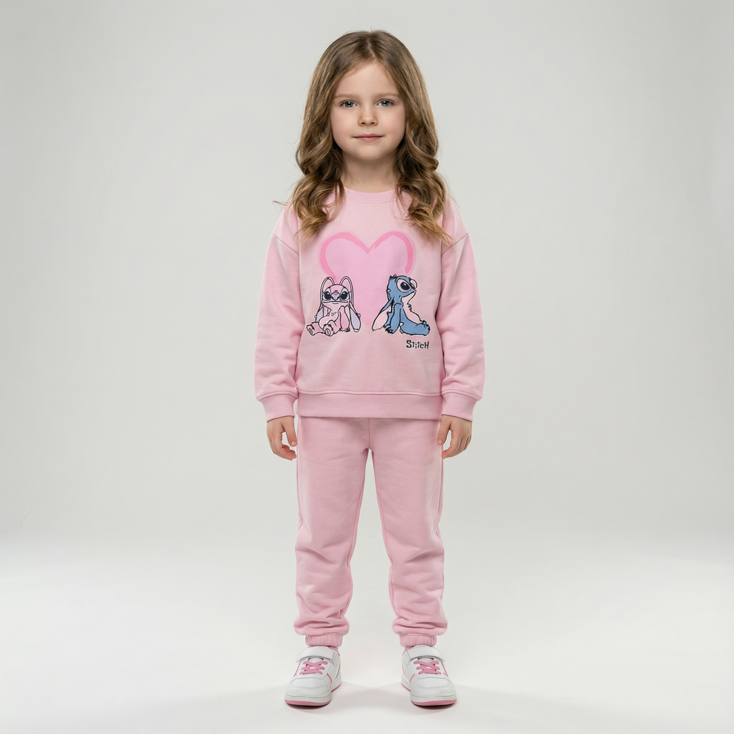 Cotton Sweatshirt and Pants Set