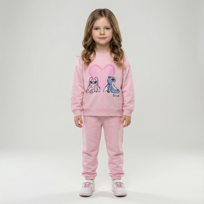 Cotton Sweatshirt and Pants Set