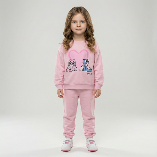 Cotton Sweatshirt and Pants Set