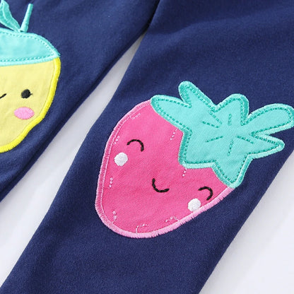 Soft Cotton With Playful Design Leggings