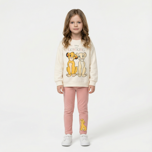 Cotton Sweatshirt and Pants Set