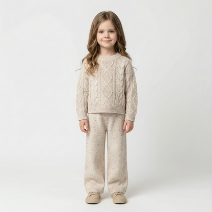 Cozy Two-Piece Outfit Set – Soft Top & Matching Bottoms