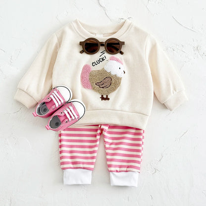 Cozy Two-Piece Outfit Set – Soft Top & Matching Bottoms