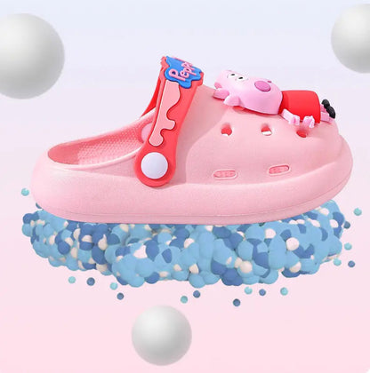 Lightweight, Breathable & Non-Slip Peppa & George Pig Summer Slippers