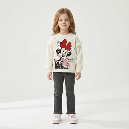 Cotton Sweatshirt and Pants Set