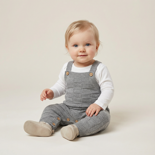 Cozy Knitted Overalls
