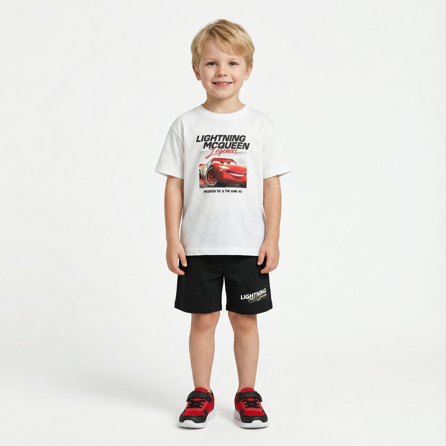 Cartoon T-Shirt and Shorts Set