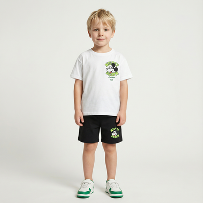 Cartoon T-Shirt and Shorts Set