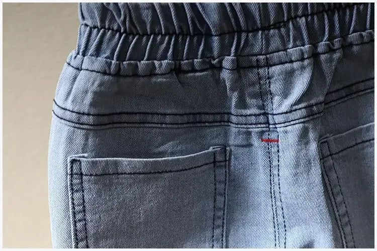 Mickey Mouse T-shirt & Jeans Shorts Set