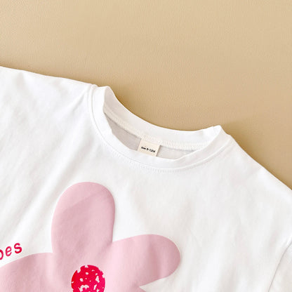 Cartoon T-Shirt and Shorts Set