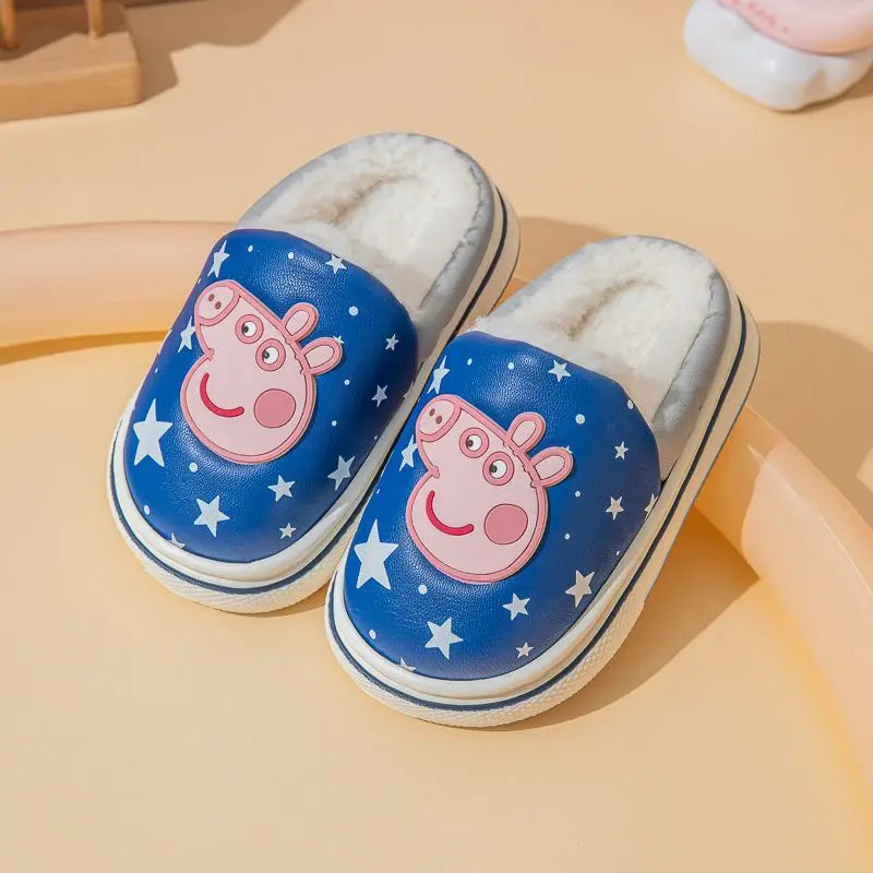 Peppa & George Pig Plush Warm Slippers