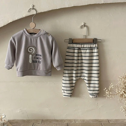 Cozy Two-Piece Outfit Set – Soft Top & Matching Bottoms