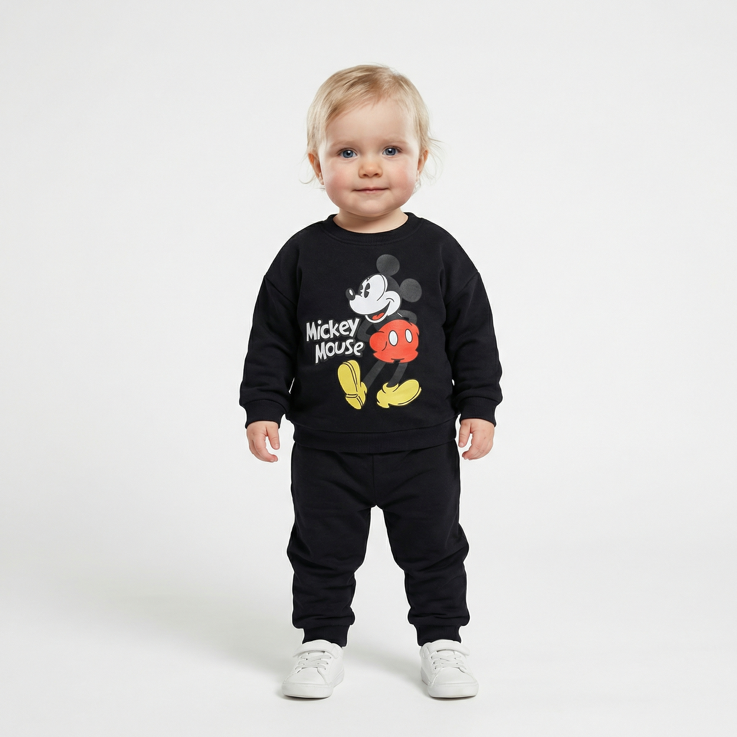 Cotton Sweatshirt and Pants Set