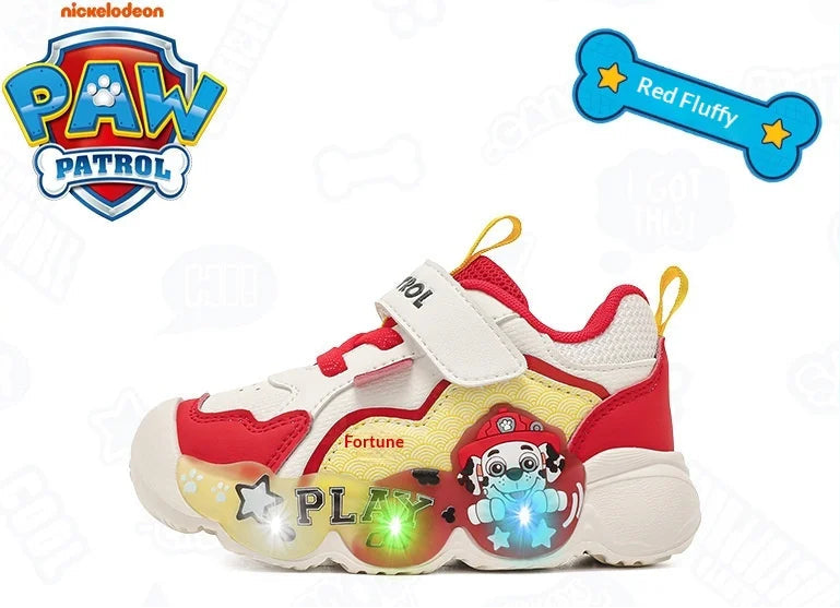 Genuine PAW Patrol Strap, Breathable, Non-Slip, LED Sneaker Shoes