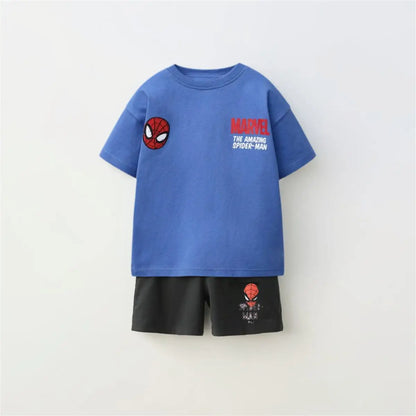 Cartoon T-Shirt and Shorts Set
