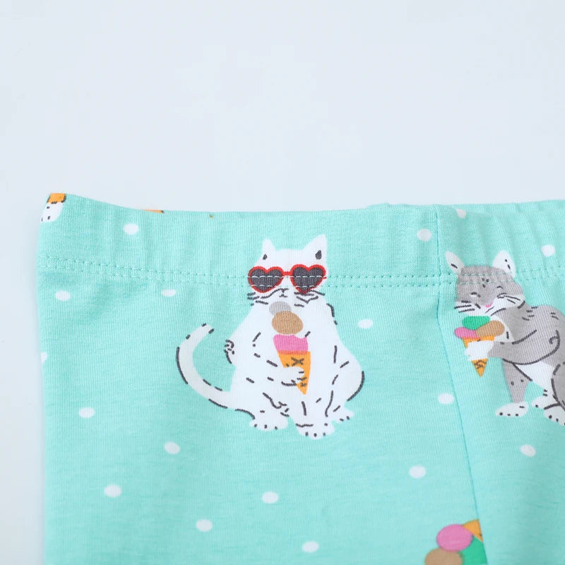 Soft Cotton With Playful Design Leggings