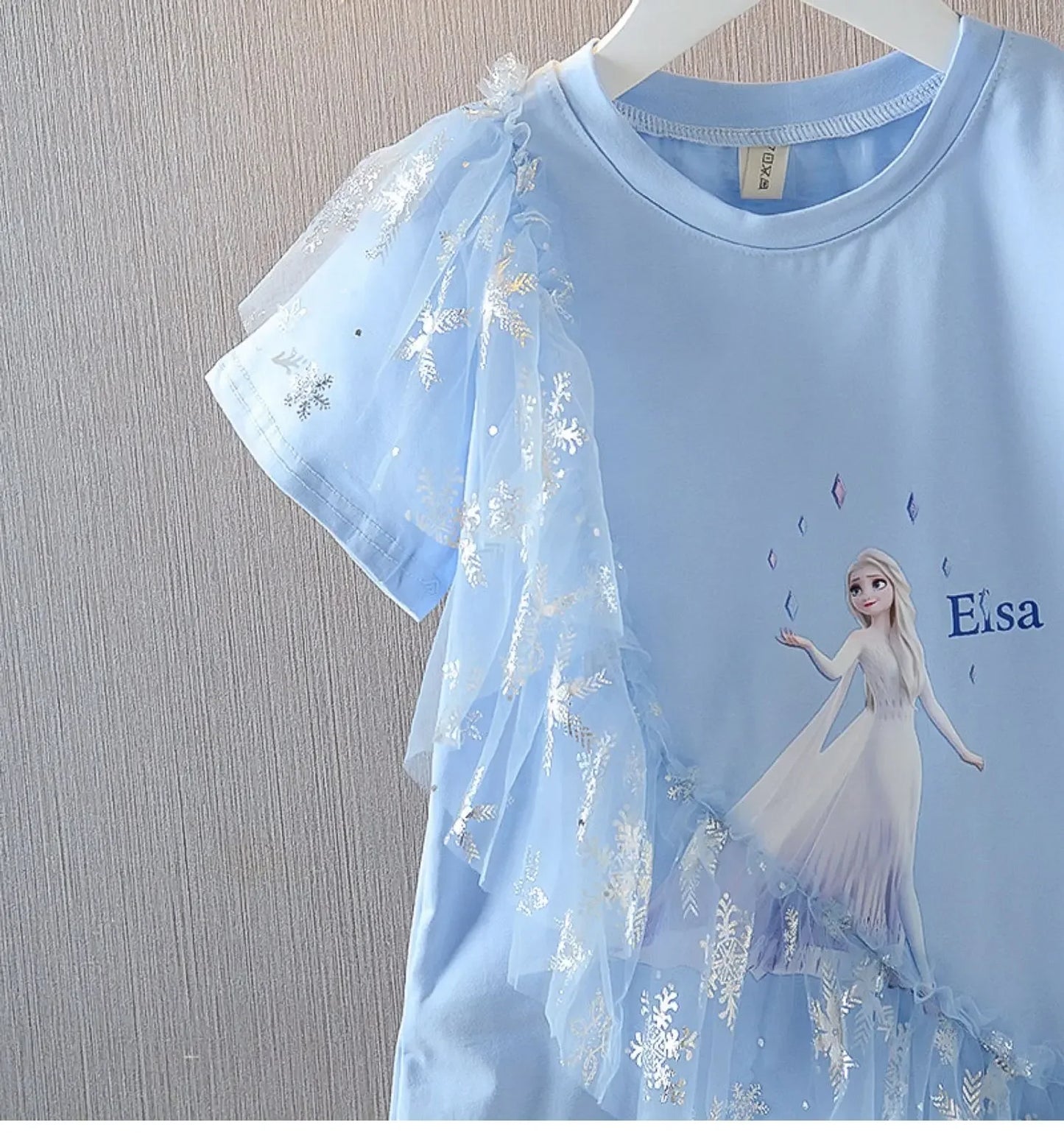 Princess Elsa Tulle Detail Dress