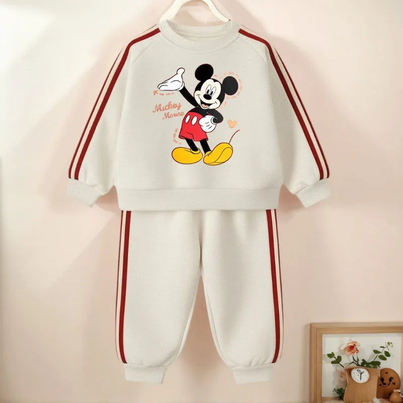 Cotton Sweatshirt and Pants Set