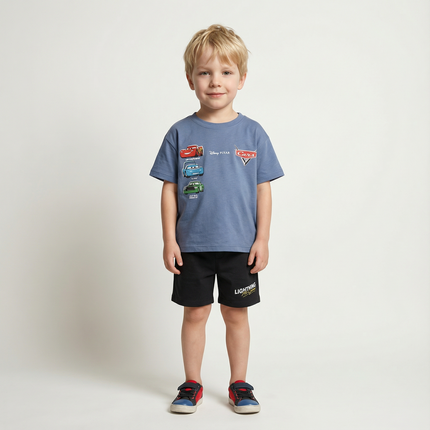 Cartoon T-Shirt and Shorts Set