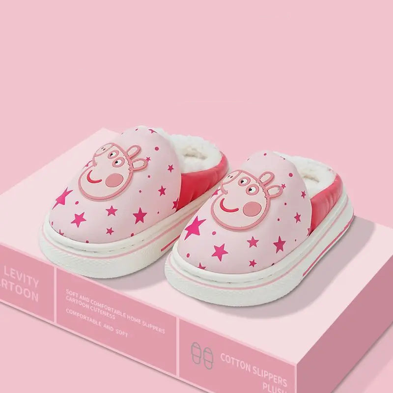 Peppa & George Pig Plush Warm Slippers