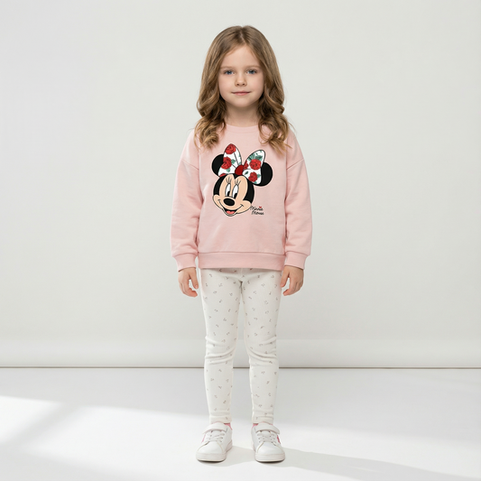 Cotton Sweatshirt and Pants Set