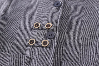 Children’s Elegant Jacket & Pants Set with Textured Fabric