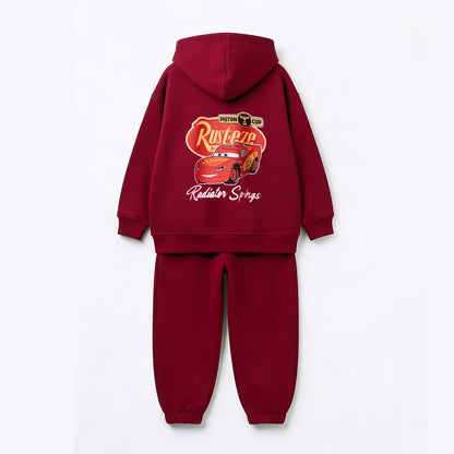 Cotton Sweatshirt and Pants Set