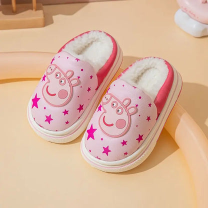 Peppa & George Pig Plush Warm Slippers