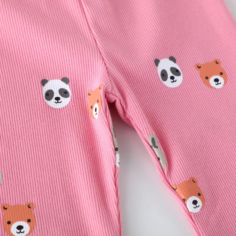 Soft Cotton With Playful Design Leggings
