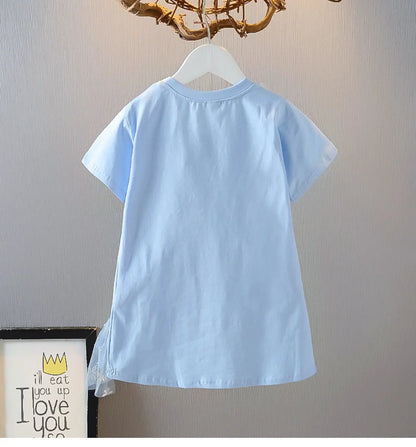 Princess Elsa Tulle Detail Dress