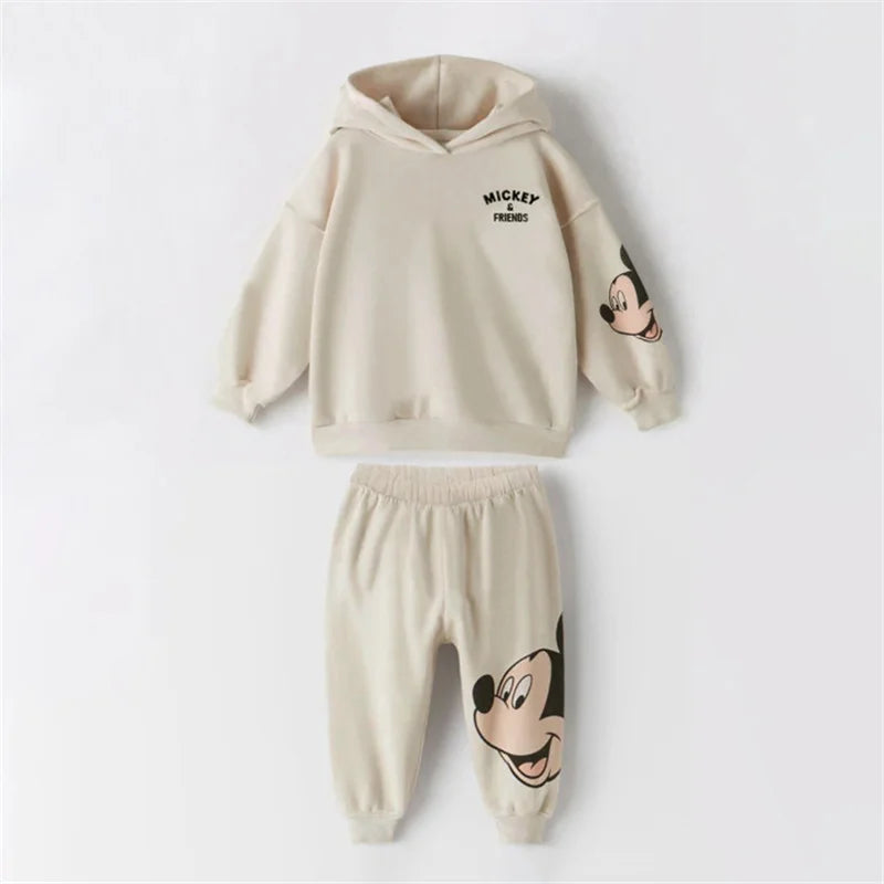 Cotton Sweatshirt and Pants Set
