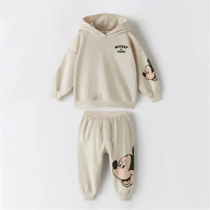 Cotton Sweatshirt and Pants Set