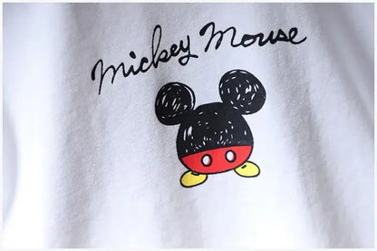 Mickey Mouse T-shirt & Jeans Shorts Set