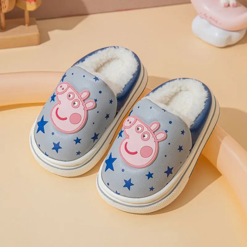 Peppa & George Pig Plush Warm Slippers