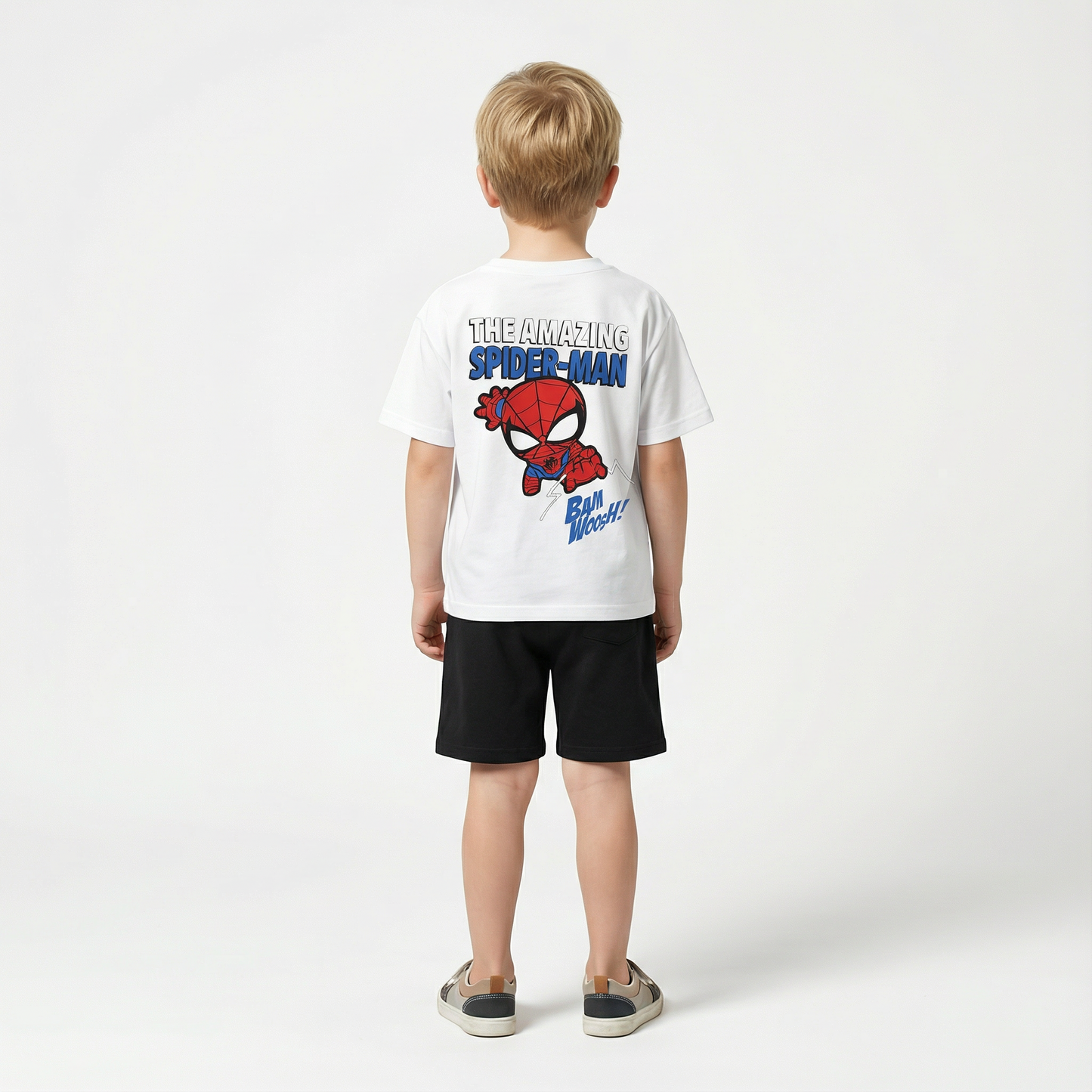 Cartoon T-Shirt and Shorts Set