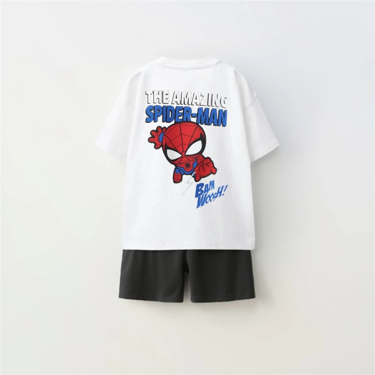 Cartoon T-Shirt and Shorts Set