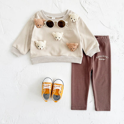 Cozy Two-Piece Outfit Set – Soft Top & Matching Bottoms