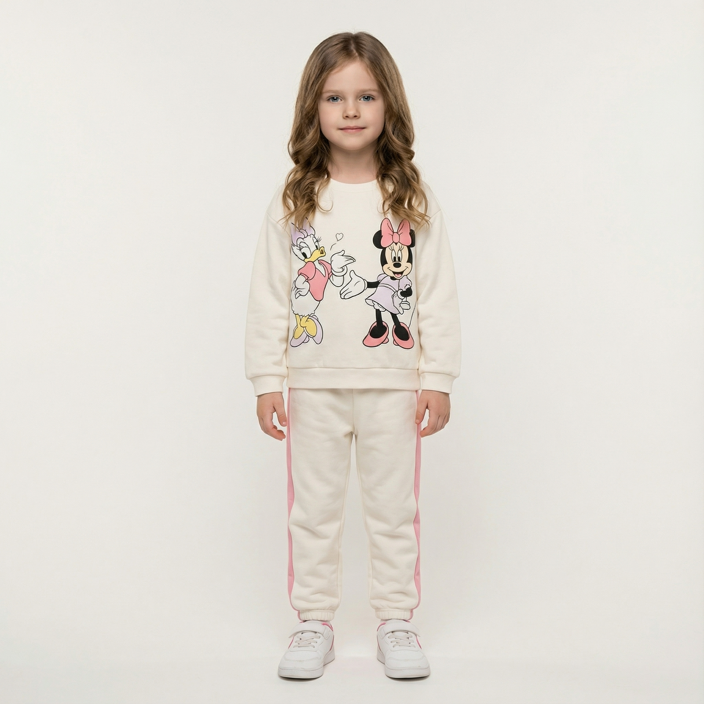 Cotton Sweatshirt and Pants Set