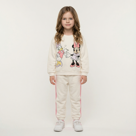 Cotton Sweatshirt and Pants Set