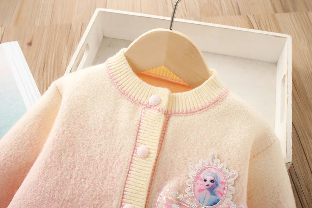 Children’s Princess Elsa Cardigan & Tulle Skirt Set