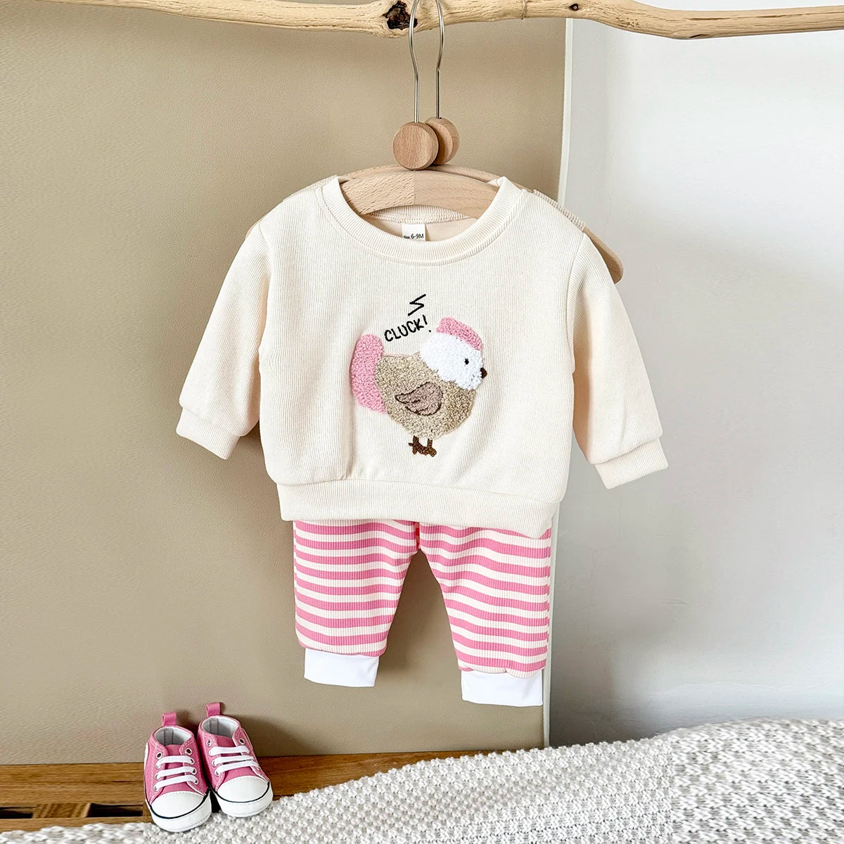 Cozy Two-Piece Outfit Set – Soft Top & Matching Bottoms